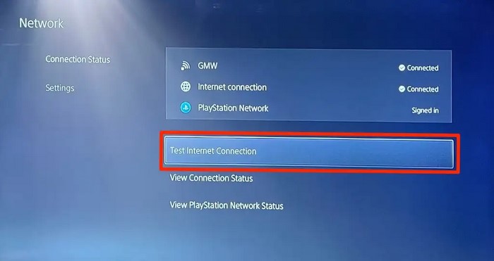 test Internet connection