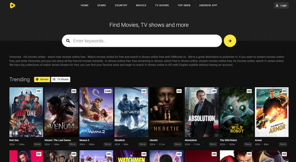 Best Pirate Movies Website HiMovies