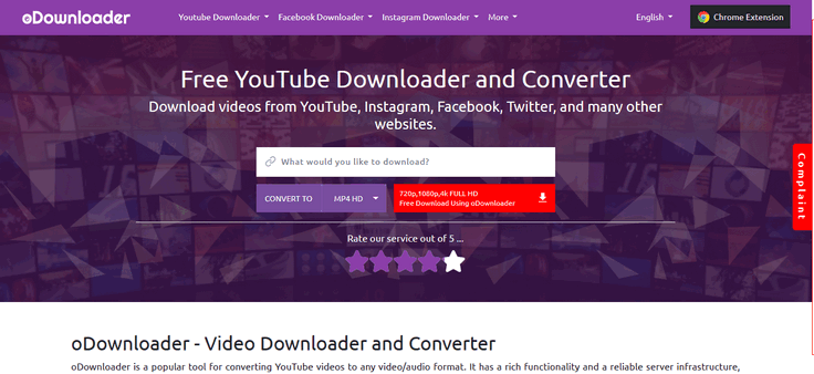 Facebook Video to MP3 Downloader oDownloader