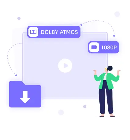 save 1080P netflix videos with dolby atmos